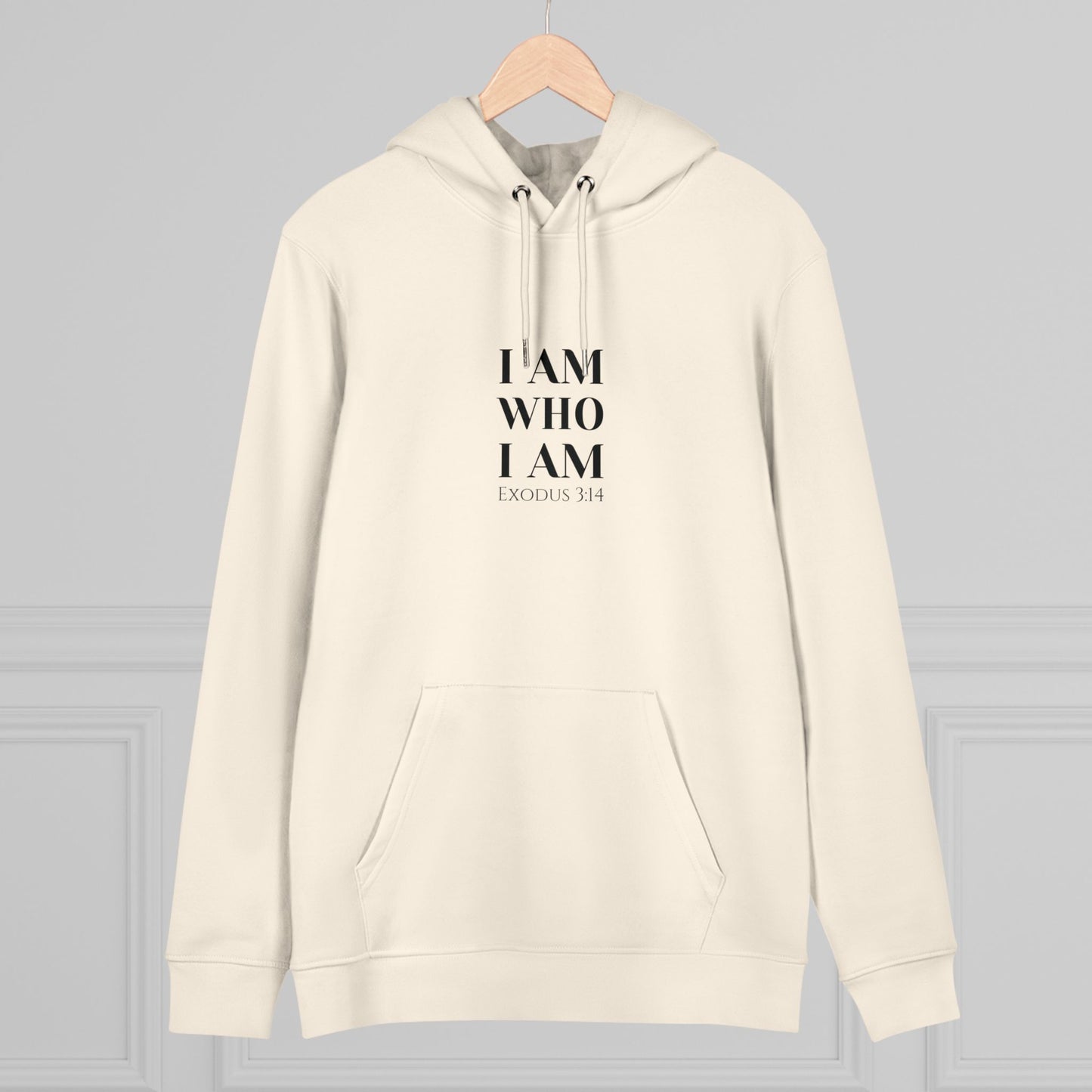 Raw cotton hoodie