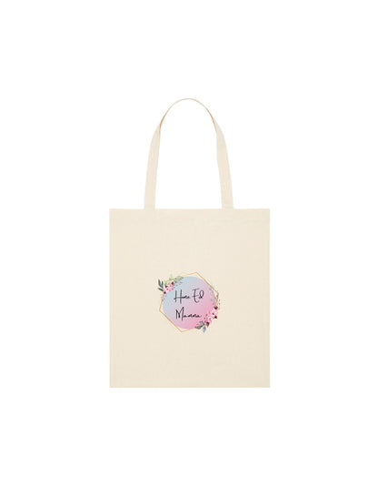 Tote bag with home ed mama text centred