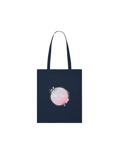 Blue tote bag