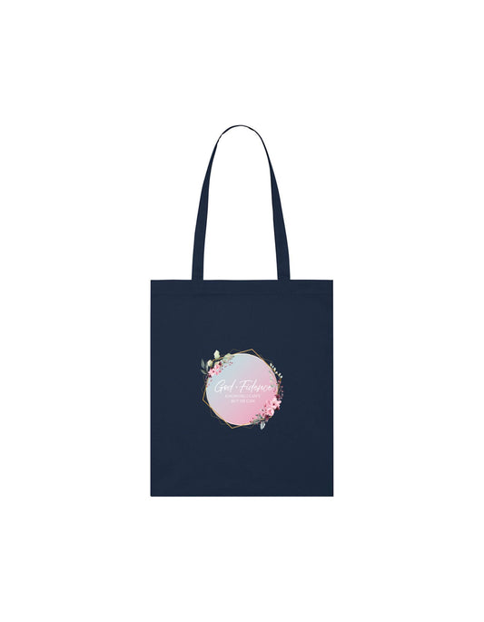 Blue tote bag